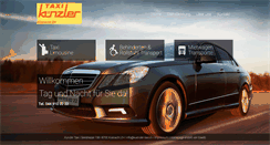 Desktop Screenshot of kuenzler-taxi.ch